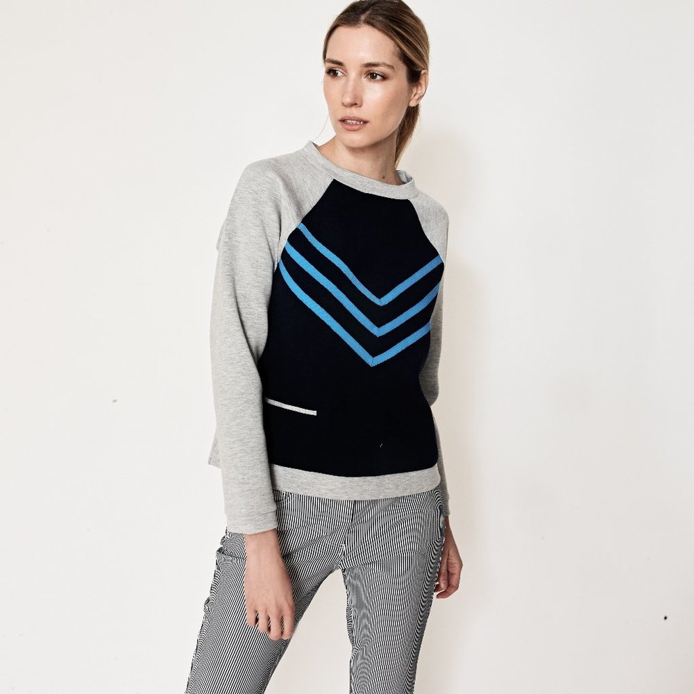 MOVETES NIKKI STRIPE SWEATER